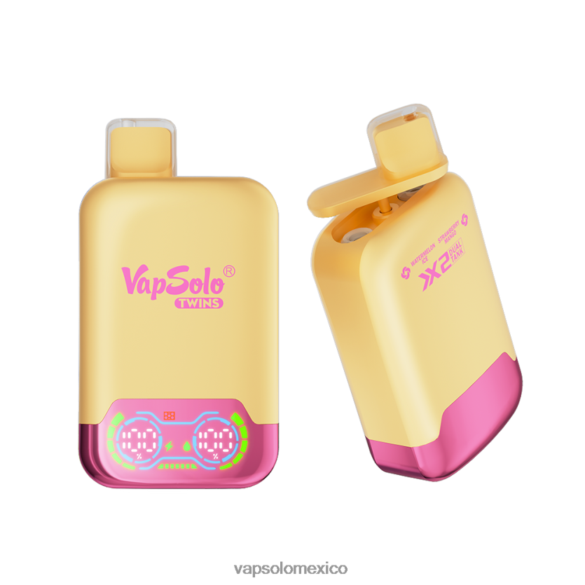 Comprar Vapsolo - VapSolo TWINS vaporizador desechable helado de sandía y mango de fresa 4H2N8J35