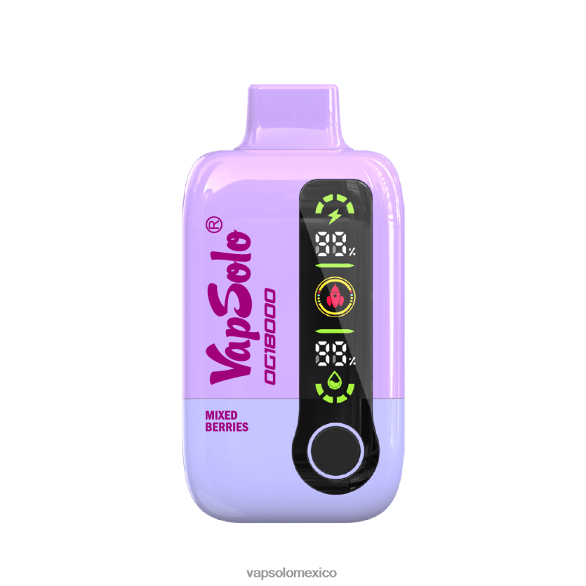 Vapsolo Nicotina - VapSolo DG18000 vaporizador desechable bayas mixtas 4H2N8J51