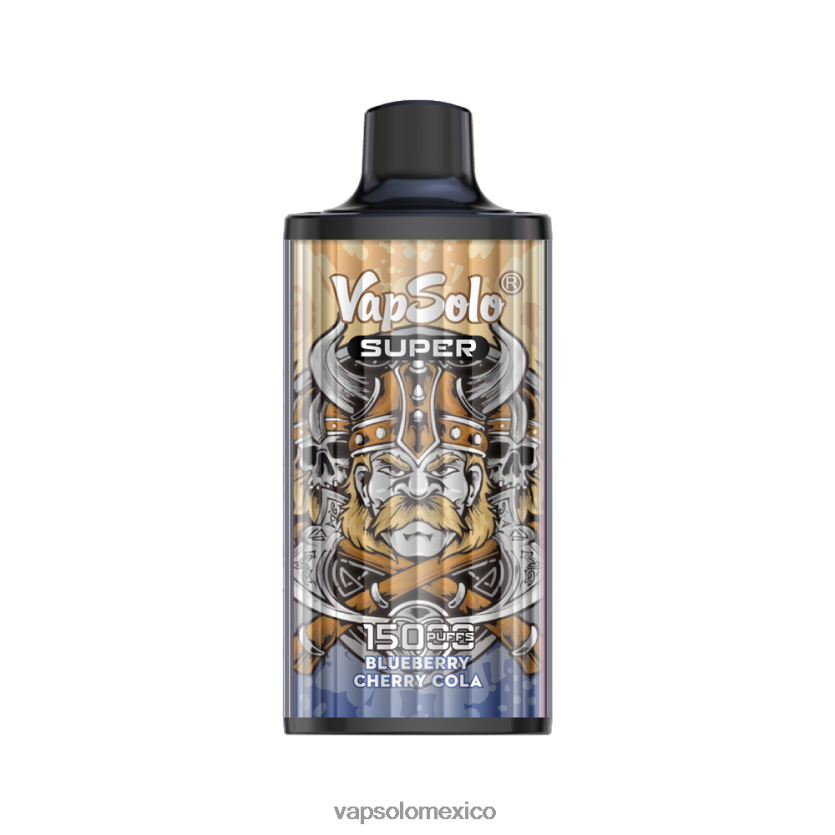 Vapsolo Nicotina - VapSolo SUPER vaporizador desechable cola de arándanos y cerezas 4H2N8J15