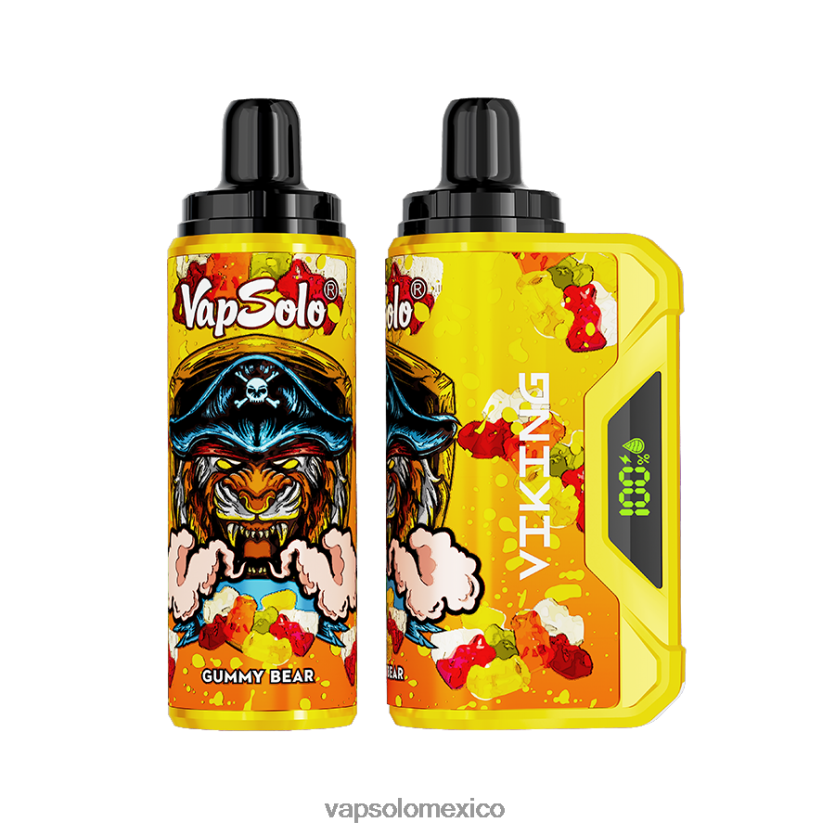 Vapsolo Nicotina - VapSolo VIKING vaporizador desechable osito de goma 4H2N8J39